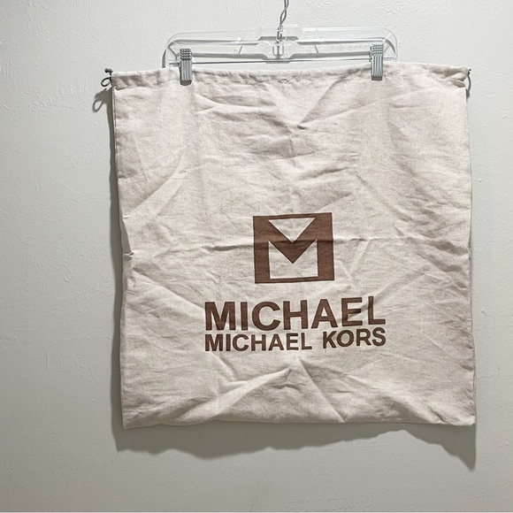 MICHAEL MICHAEL KORS Graphic Dust Bag Drawstring Shoes Accessories 22” X 22” - Picture 1 of 4